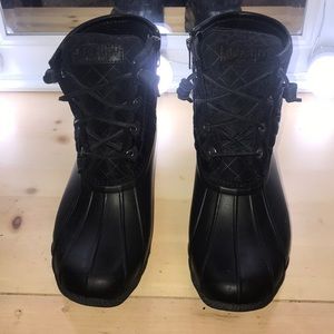 Sperry Rainboots (Black) NWOT